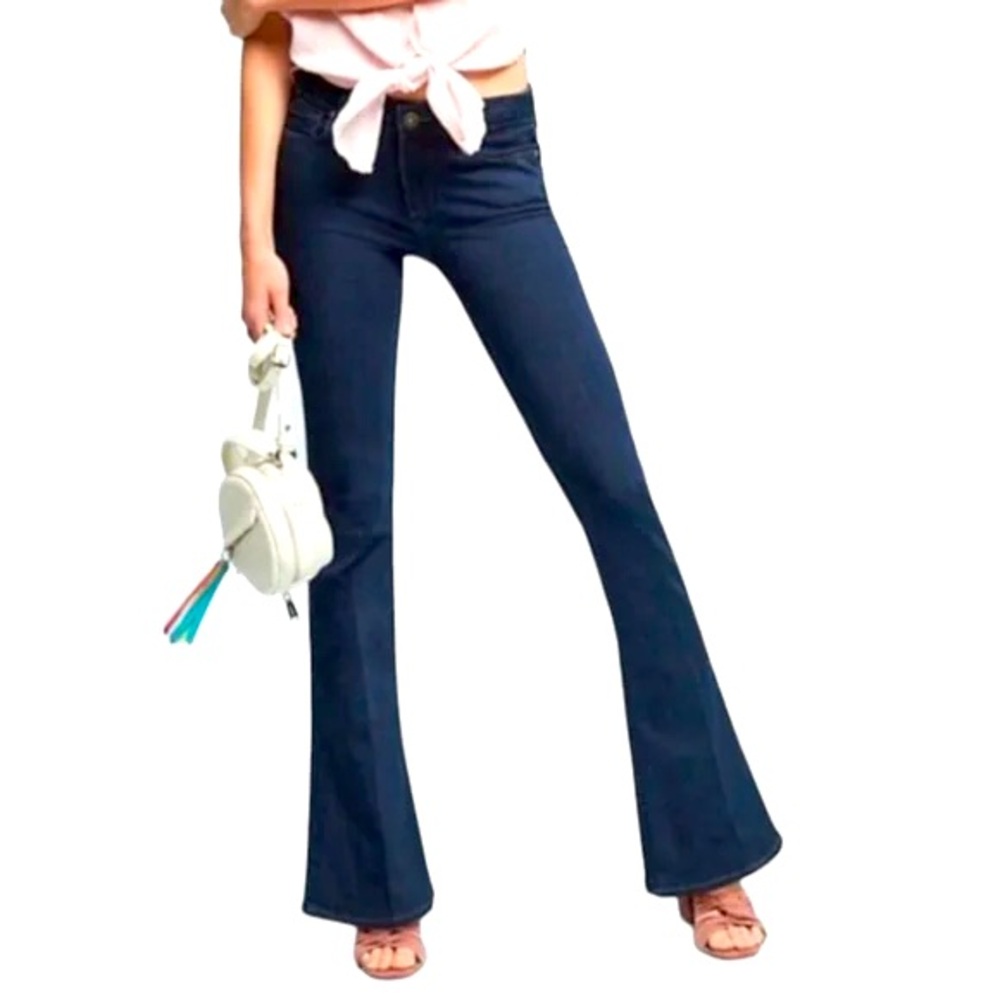 PAIGE Denim Lou Lou Skinny Flare Jeans - SuperMcKinley wash (Like New Condition)